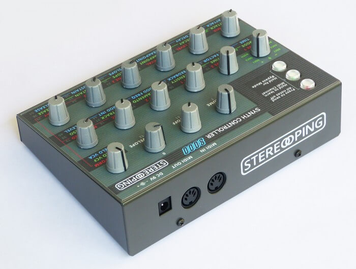 Stereoping synth controller